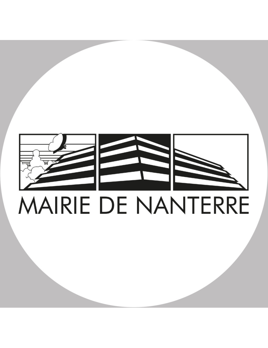 Nanterre - 5x5cm - Sticker/autocollant Nanterre - 5x5cm - Sticker/autocollant