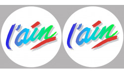 l'Ain 01 (2 fois 5cm) - Sticker/autocollant