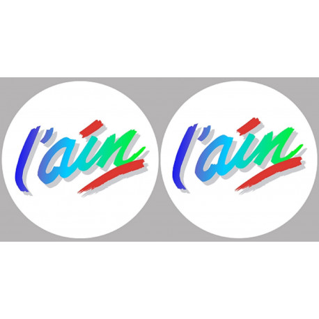 l'Ain 01 (2 fois 5cm) - Sticker/autocollant
