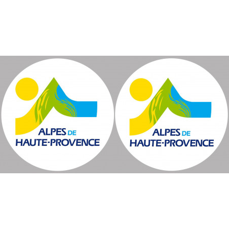 Alpes de Haute-Provence 04  - 2fois 5cm - Sticker/autocollant