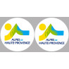 Alpes de Haute-Provence 04  - 2fois 5cm - Sticker/autocollant