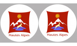 Les Hautes Alpes 05  - 2fois 5cm - Sticker/autocollant