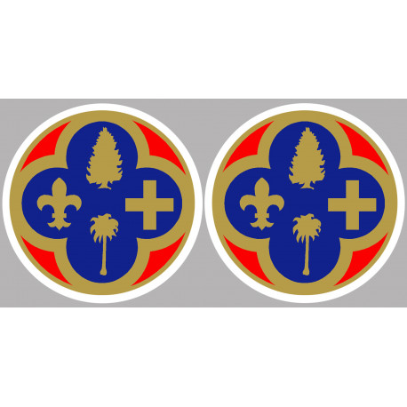 Les Alpes Maritimes 06  - 2fois 5cm - Sticker/autocollant