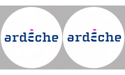 l'Ardèche 07  - 2fois 10cm - Sticker/autocollant