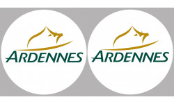 Ardennes  - 2fois 5cm - Sticker/autocollant