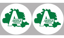 Ariège 09  - 2fois 5cm - Sticker/autocollant