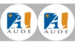 Aude 11 - 2fois 5cm - Sticker/autocollant