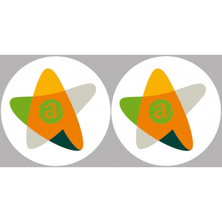 L'Aveyron 12  - 2fois 5cm - Sticker/autocollant