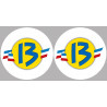 Les Bouches du Rhône 13  - 2fois 5cm - Sticker/autocollant