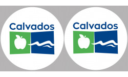 Calvados 14  - 2fois 5cm - Sticker/autocollant