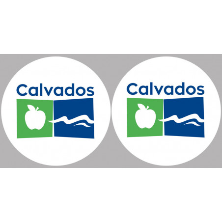 Calvados 14  - 2fois 5cm - Sticker/autocollant