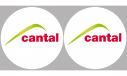 Cantal 15  - 2fois 5cm - Sticker/autocollant