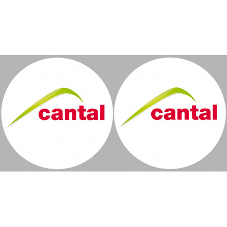 Cantal 15 - 2fois 5cm - Sticker/autocollant Cantal 15 - 2fois 5cm - Sticker/autocollant