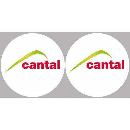 Cantal 15  - 2fois 5cm - Sticker/autocollant