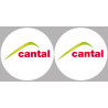Cantal 15  - 2fois 5cm - Sticker/autocollant