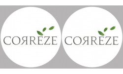 La Corrèze 19 - 2fois 5cm - Sticker/autocollant