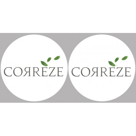 La Corrèze 19 - 2fois 5cm - Sticker/autocollant La Corrèze 19 - 2fois 5cm - Sticker/autocollant