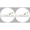 La Corrèze 19 - 2fois 5cm - Sticker/autocollant