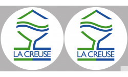 la Creuse  (2fois 5cm) - Sticker/autocollant