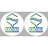 la Creuse  (2fois 5cm) - Sticker/autocollant