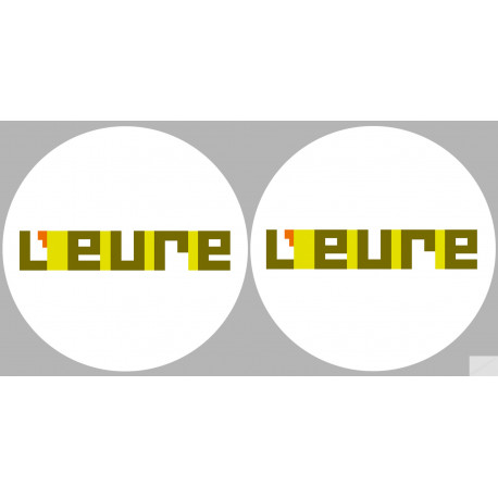 l'Eure (2fois 5cm) - Sticker/autocollant