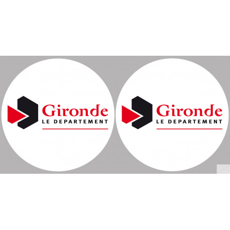 la Gironde (2fois 5cm) - Sticker/autocollant