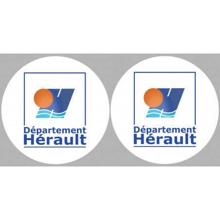 l'Hérault (2fois 5cm) - Sticker/autocollant