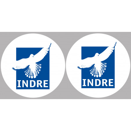 Indre (2fois 5cm) - Sticker/autocollant