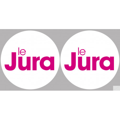 le Jura (2fois 5cm) - Sticker/autocollant