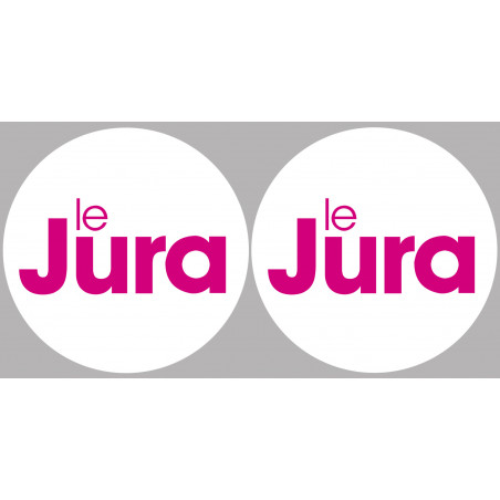 le Jura (2fois 5cm) - Sticker/autocollant