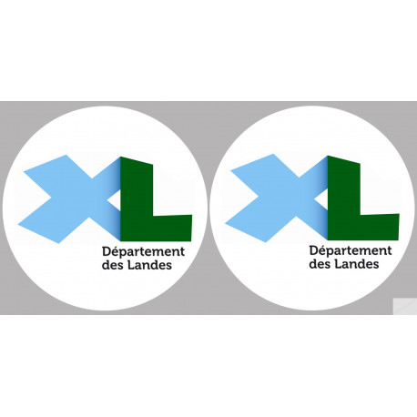 les Landes (2fois 5cm) - Sticker/autocollant
