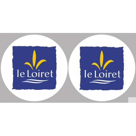 le Loiret (2fois 5cm) - Sticker/autocollant le Loiret (2fois 5cm) - Sticker/autocollant