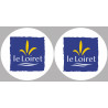 le Loiret (2fois 5cm) - Sticker/autocollant
