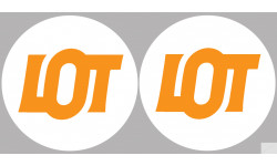le Lot (2fois 5cm) - Sticker/autocollant