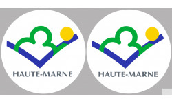la Haute-Marne (2fois 5cm) - Sticker/autocollant