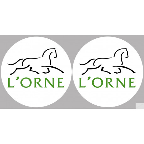 l'Orne (2fois 5cm) - Sticker/autocollant