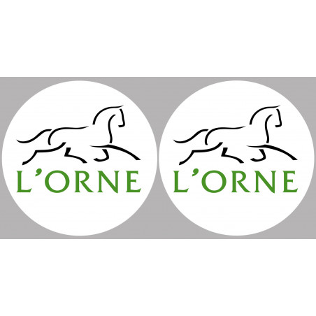 l'Orne (2fois 5cm) - Sticker/autocollant