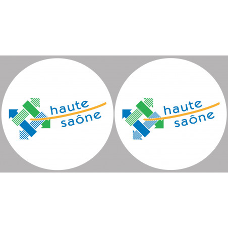 la Haute Saône (2fois 5cm) - Sticker/autocollant