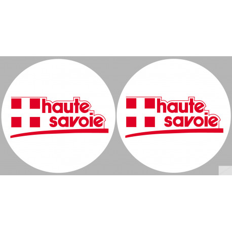 la Haute Savoie (2fois 5cm) - Sticker/autocollant