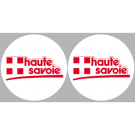 la Haute Savoie (2fois 5cm) - Sticker/autocollant