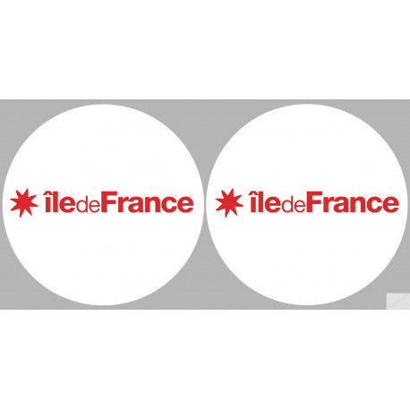 l'île de France (2fois 5cm) - Sticker/autocollant