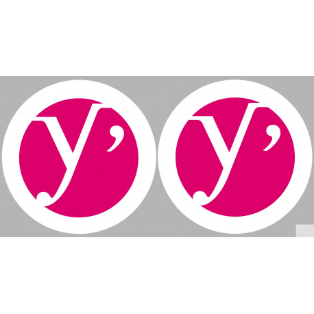 les Yvelines (2fois 5cm) - Sticker/autocollant