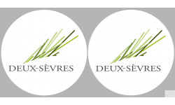 les Deux-Sèvres (2fois 5cm) - Sticker/autocollant