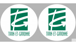 le Tarn et Garonne (2fois 5cm) - Sticker/autocollant