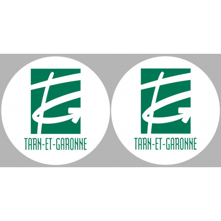 le Tarn et Garonne (2fois 5cm) - Sticker/autocollant