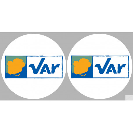 le Var (2fois 5cm) - Sticker/autocollant