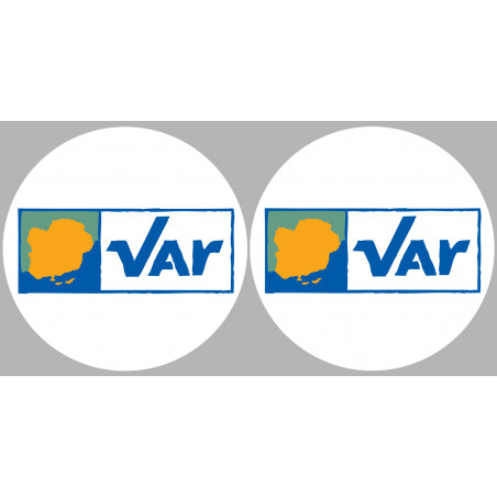 le Var (2fois 5cm) - Sticker/autocollant