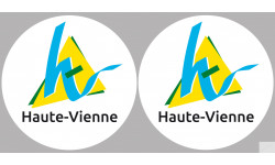 la Haute-Vienne (2fois 5cm) - Sticker/autocollant