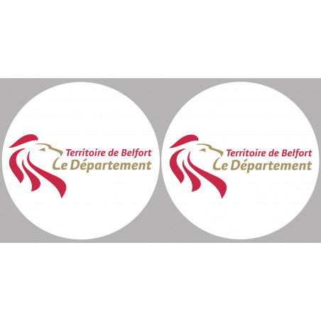 Territoire de Belfort (2fois 5cm) - Sticker/autocollant