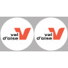 le Val d'Oise (2fois 5cm) - Sticker/autocollant